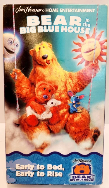 BEAR IN THE Big Blue House VHS Early to Bed, Early to Rise - Jim Henson ...