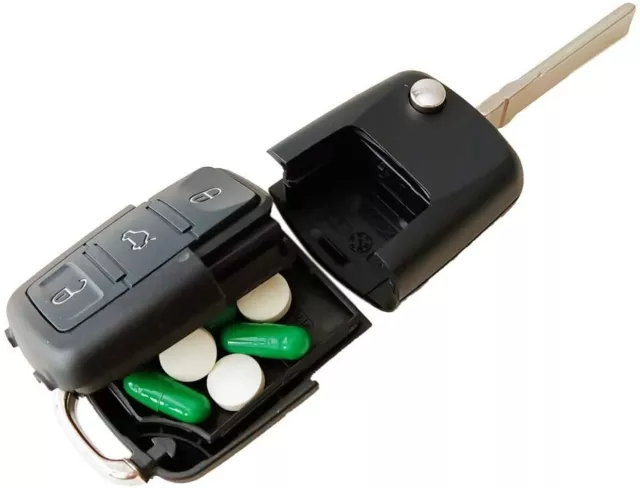 Fake Car Key Diversion Safe - Hidden Secret Compartment Stash it Box