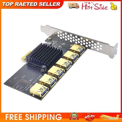 Scheda Grafica Cavo di prolunga LED-Luce Mining PCI Express x16 ROSSO BTC 