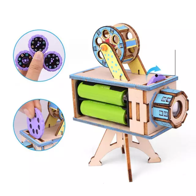 DIY-Projektor für pädagogische Wissenschaftsexperimente für Kinder im Alter