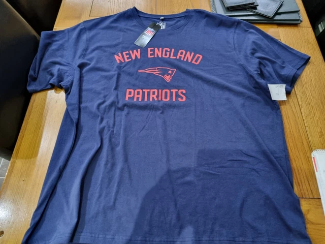 Size 3 XL New england patriots T shirt Men's blue  NFL official  BNWT  B RRP £25