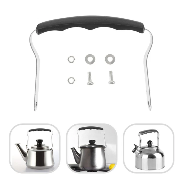 1 ensemble de manche de théière ergonomique de remplacement avec à