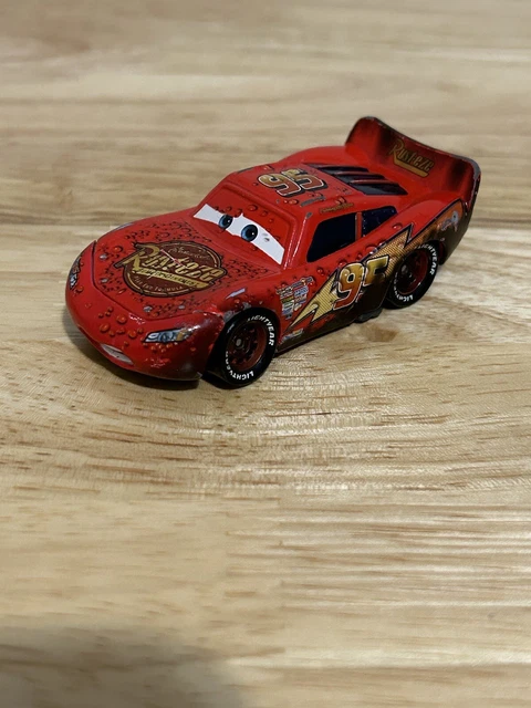 DISNEY PIXAR CARS Toon Burnt Lightning McQueen Sizzlin Paint Job Rare ...