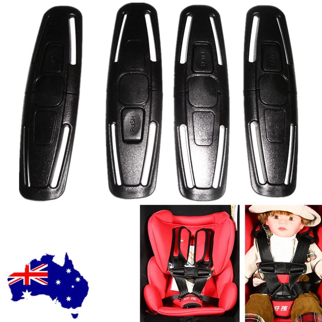 Car Baby Safety Seat Strap Belt Harness Chest Clip Child Safe Lock Buckle AU
