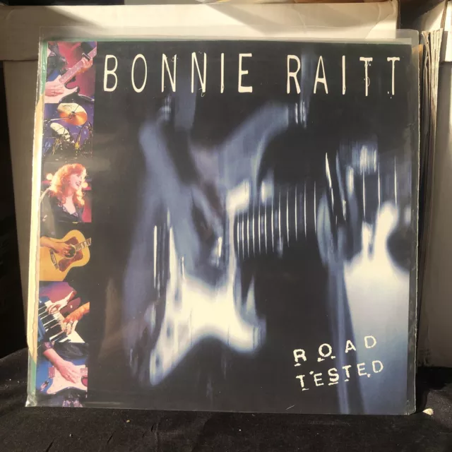 BONNIE RAITT & Bryan Adams are ROAD TESTED 2-sided 1995 PROMO DECORATOR FLAT
