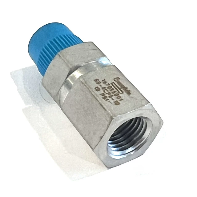 HAMLET 769L GOMITO MASCHIO 3/8 X 1/4 NPT RACCORDO STRUMENTO 316SS - Foto 6