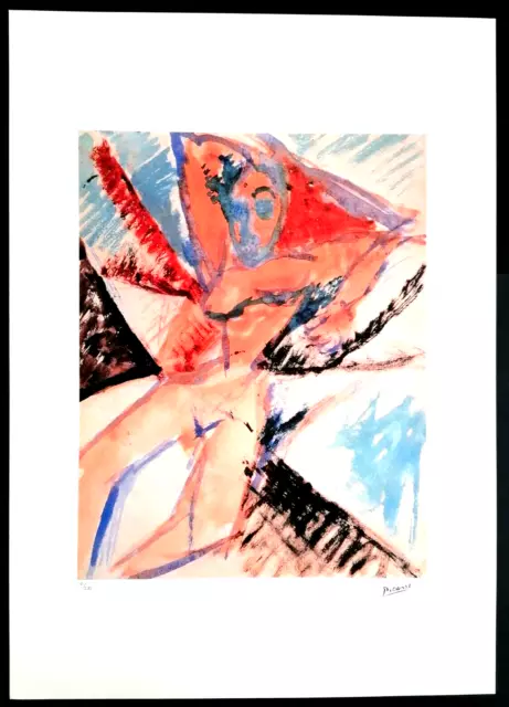 Pablo Picasso - Lithographie -70x50 cm  Auflage Nr.101/200