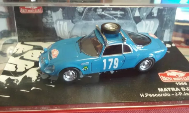 1/43 Matra Djet V #179 Rallye Monte Carlo 1966 Pescarolo Jaussaud Ixo Altaya 27