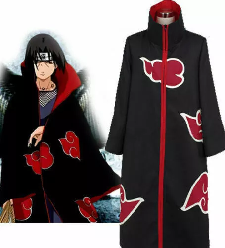 Naruto Shippuden Akatsuki Hokage Robe Cloak Coat Anime Cosplay Costume Halloween