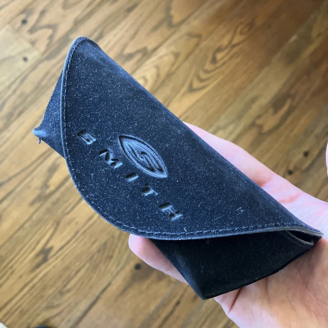 Smith Optics Sunglasses Case Only Black Velour Glasses Velvet Storage
