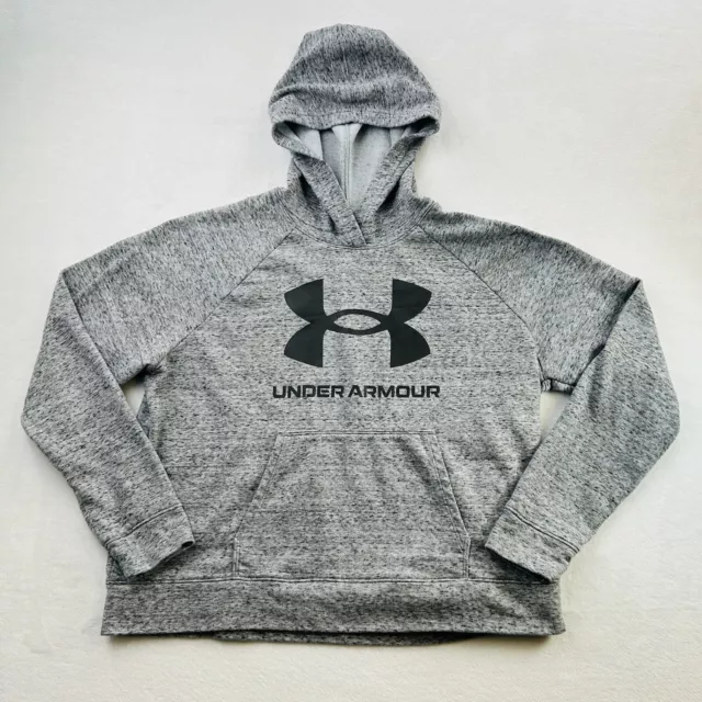 Under Armour Sweater Womens Extra Large Gray Hoodie Sweatshirt Pullover Ladies