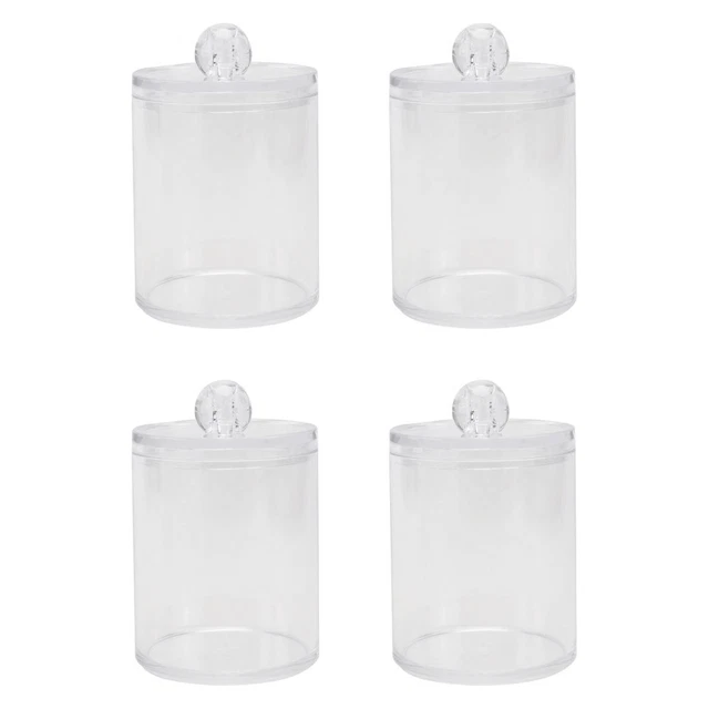 Bicchieri organizer in plastica contenitore tampone cotone cosmetici