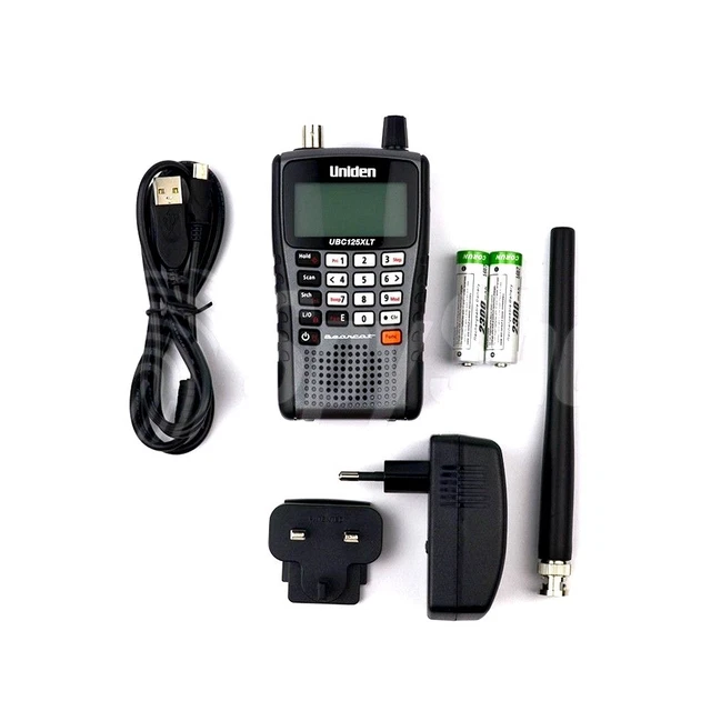 New Uniden UBC125XLT professional broadband scanner (CB Radio, AIR, UHF, VHF)