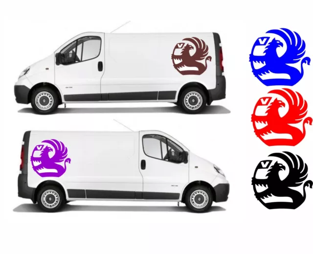 Vauxhall Style Aufkleber für Van/Auto Hintertür, Verkleidung, Vivaro Boxer Movano Combo