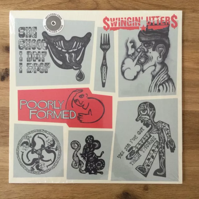 Swingin Utters - Poorly Formed Lp  - Punk With Insert & Download Code - Nmnm