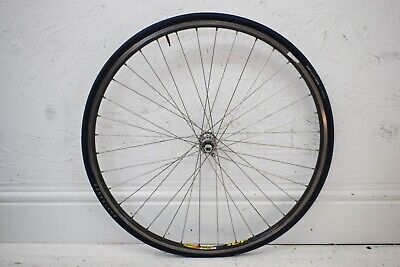 MAVIC OPEN SUP CD in lega Rim 700C VINTAGE BICICLETTA RUOTA ANTERIORE CAMPAGNOLO HUB 