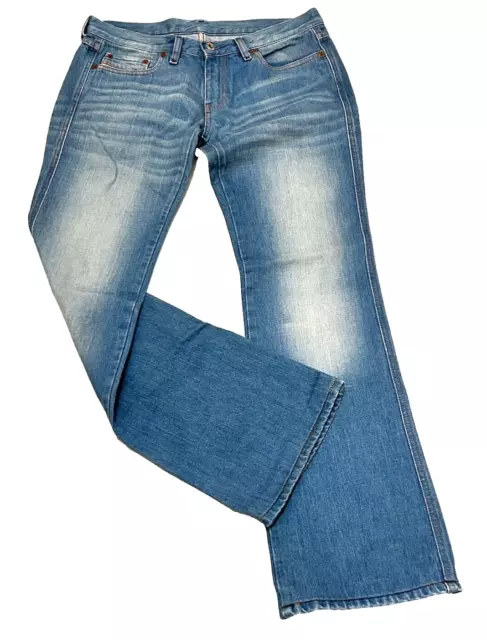 Diesel Industry Women's Blue Denim Jeans Bootcut Size 27
