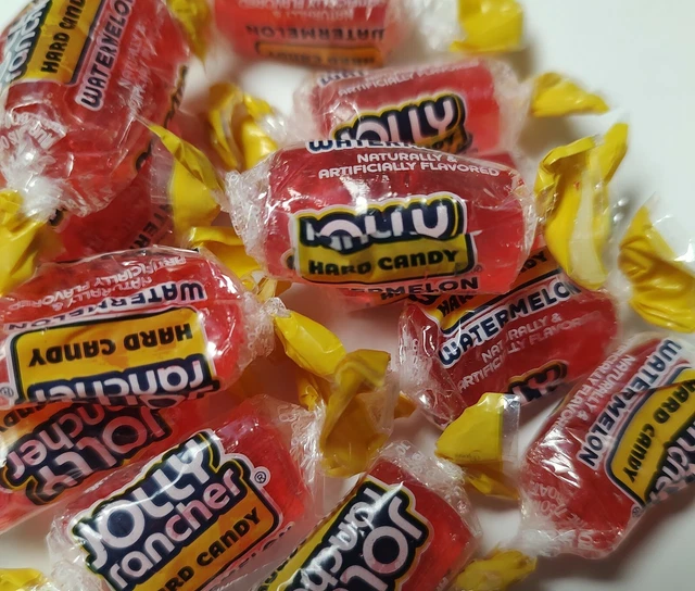JOLLY RANCHERS WATERMELON 1/2 pound = 8 ounce BULK FRESH Hard Candy 5/