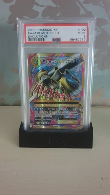 Pokemon Card 2016 Xy Fa/M Blastoise Evolutions #102/108 Graded Psa 9 Mint