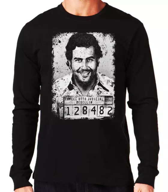 Camiseta Manga Larga Pablo Escobar-Narcos Plata o Plomo long sleeve shirt