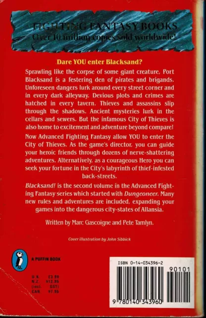 Advanced Fighting Fantasy - Blacksand! - 1./1. Edition - B/A-/B 2