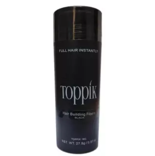 TOPPIK Hair Thickening Fibres 27.5g - Black - UK STOCKIST