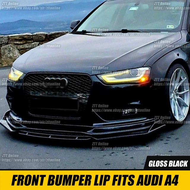 Compatible Avec A3 S3 8L Spoiler Lèvre Lame Inférieure Pare-Choc Avant Noir Mat 96-03