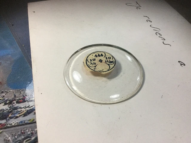 VERRE MONTRE COQ DIAM. 36.4 mm HAUTEUR 7.10 mm