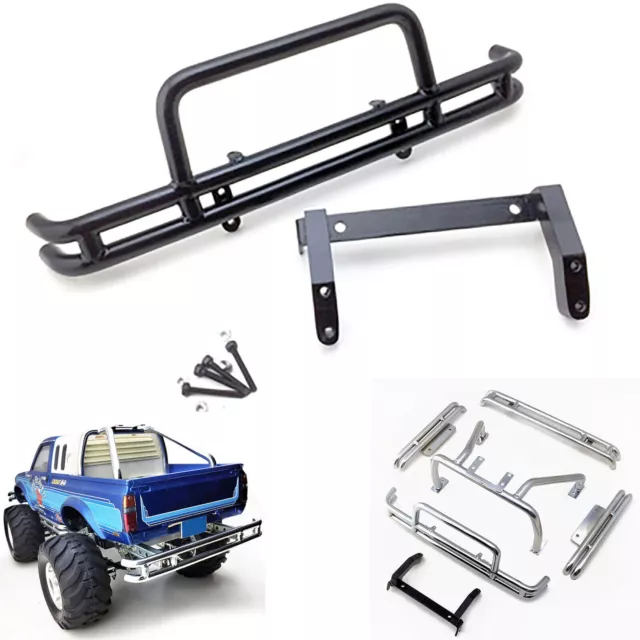 Front Rear Metal Rolling cage Bumpers Guard  1/10 Buriser HILUX RC Car