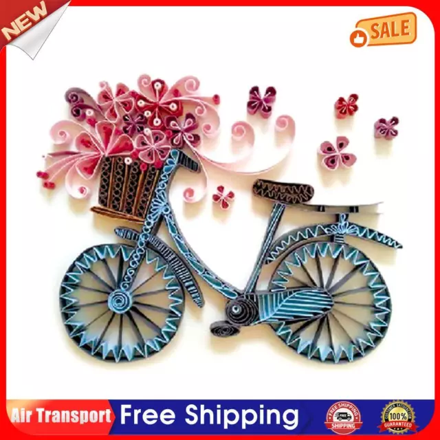 Quilted Paper Stripes Tool Set Bike Flower DIY Quilling Paper Painting Kit AU