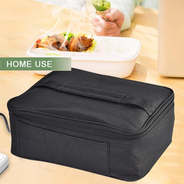 Gamelle Chauffante 80W – Boîte à Lunch Électrique 1,8L – Acier Inoxydable Bleu Foncé