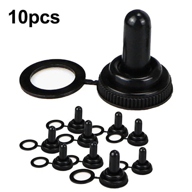 Outils de couverture d'interrupteur à bascule avec vis 12 mm 10 pièces 6 mm/12