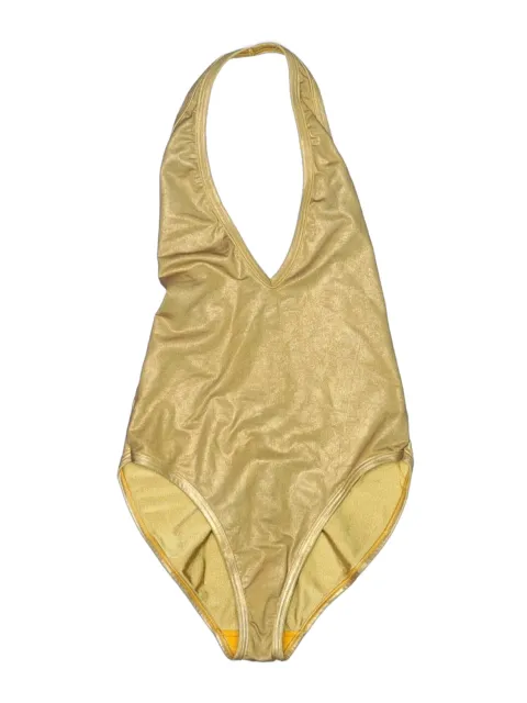 American Apparel Women Gold Bodysuit M