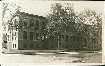 Warrensburg, New York - Real Photo of High School - Warren Co, NY RPPC Postcard