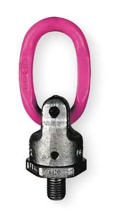 RUD CHAIN 7989901 Hoist Ring,180 Pivot,1380 lb.Load Cap.