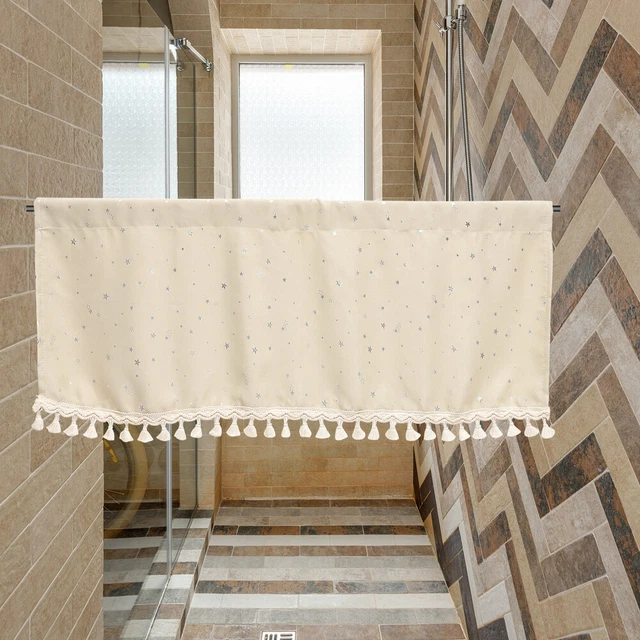 Tenda corta tenda da bagno piccola tenda armadio rivestimento finestra