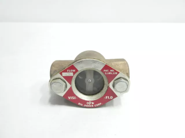 Opw 1431 Visi-flo Brass Sight Flow Indicator 1/4in