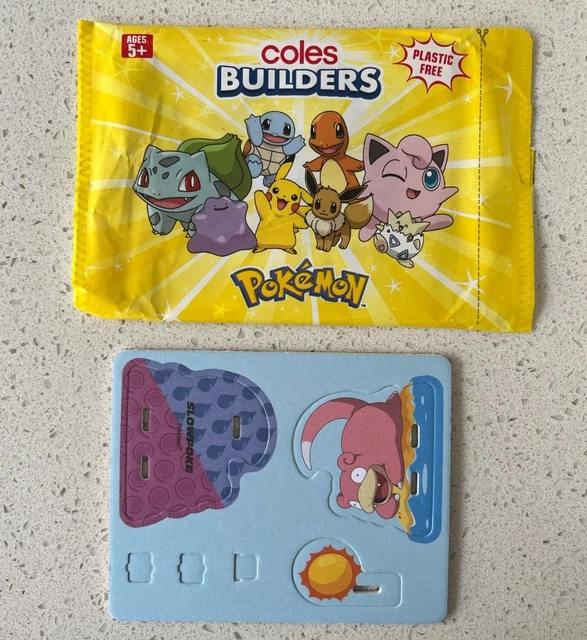 COLES POKEMON BUILDERS Slowpoke EUR 0,73 PicClick FR