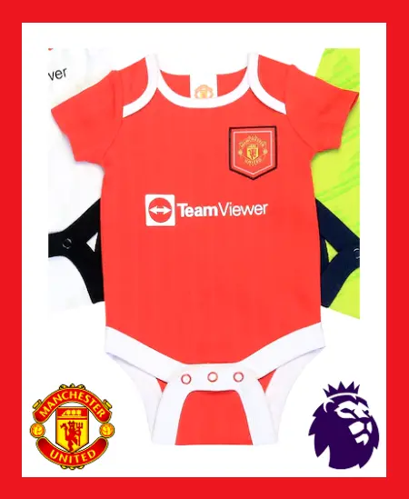 ⚽️Manchester United FC⚽️Authentic⚽️Babys Home Kit Vest⚽️12-18 Months⚽️New⚽️15⚽️