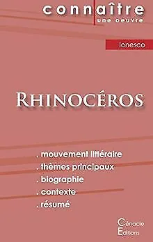Fiche de lecture Rhinocéros de Eugène Ionesco (analyse l... | Buch | Zustand gut