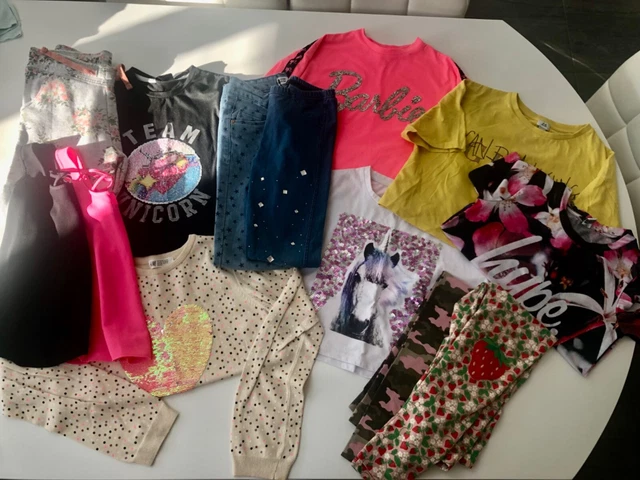 Bundle of Girls Age 8- 10 Clothes, 13 items inc H&M, RI, Boden, M&S
