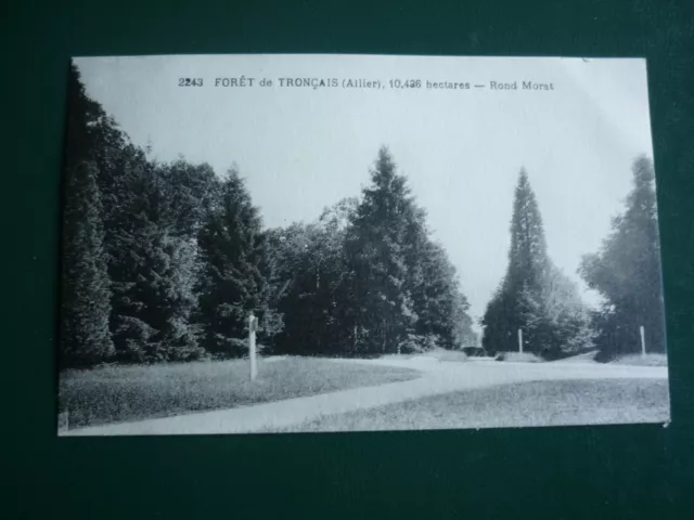 Cpa 03 /  Foret De Troncais  " Rond Morat "