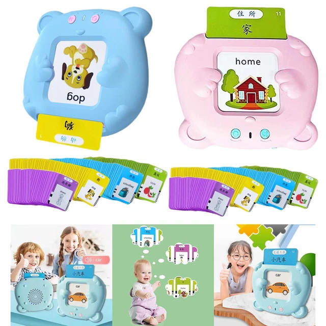 Cartes Flash parlantes électroniques jouet éducatif pour bébé de 2 à 6 ans