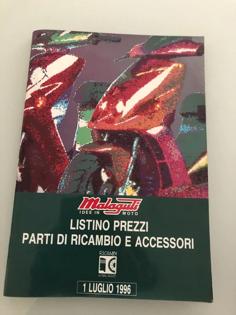 Listino Malaguti Prezzi Parti Di Ricambio Accessori 1996