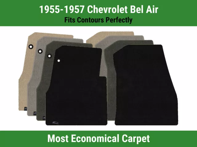 Lloyd Velourtex Front Row Carpet Mats for 1955-1957 Chevrolet Bel Air