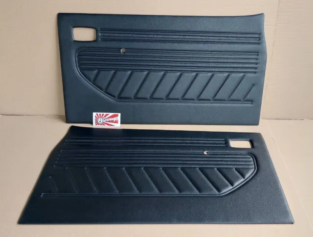 8 Garage Reproduction Door Panel Set for Datsun 620 / Black / 02