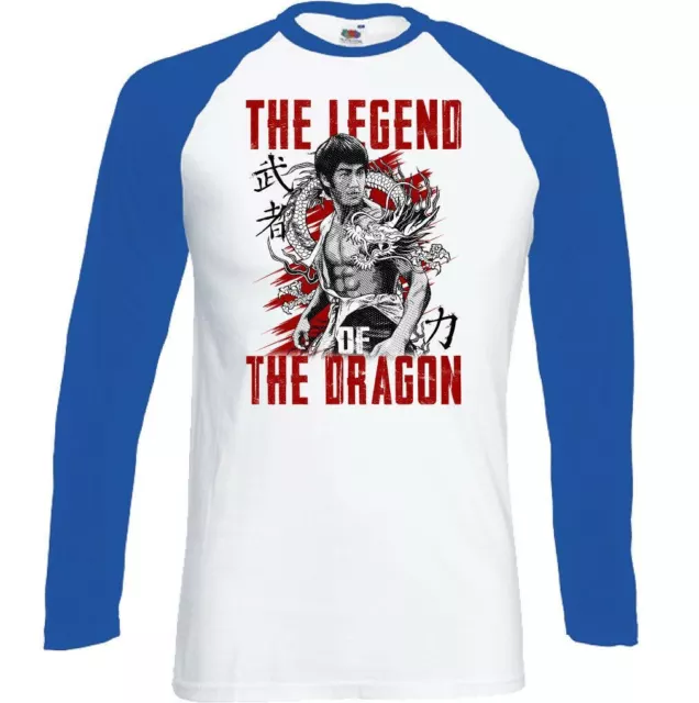 T-shirt uomo arti marziali Legend of the Dragon MMA allenamento top palestra 3