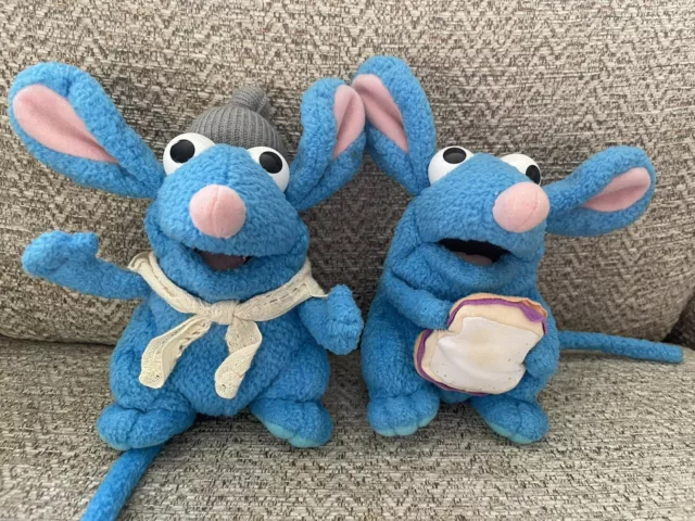 Flutter & Tutter Mouse Bear In The Big Blue House Soft Plush Fisher Price Disney