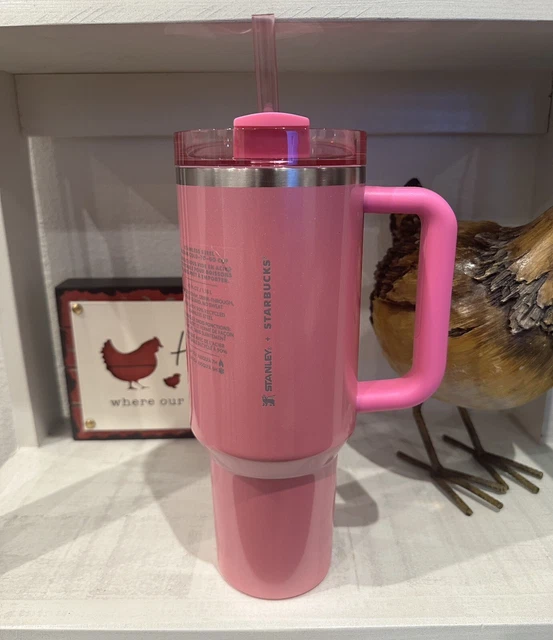 STANLEY X STARBUCKS Exclusive 2024 Pink 40oz Tumbler NEW Free Shipping