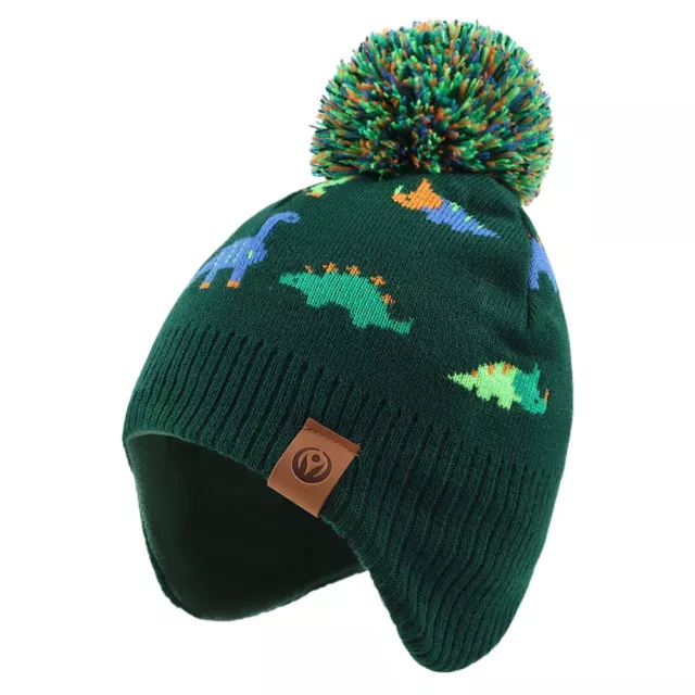 Baby Boys Earflap Hat Kids Autumn Winter Boys Girls Hat Children